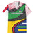 Central African Republic Hawaiian Shirt with Multicolor Tribal Design and National Emblem - Wonder Print Shop