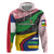 Central African Republic Hoodie with Multicolor Tribal Design and National Emblem - Wonder Print Shop