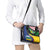 Central African Republic Shoulder Handbag with Multicolor Tribal Design and National Emblem - Wonder Print Shop