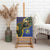 Central African Republic Canvas Wall Art with Jungle Animal Design and National Emblem Pattern - Wonder Print Shop