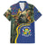 Central African Republic Hawaiian Shirt with Jungle Animal Design and National Emblem Pattern - Wonder Print Shop