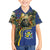 Central African Republic Hawaiian Shirt with Jungle Animal Design and National Emblem Pattern - Wonder Print Shop