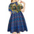 Central African Republic Kid Short Sleeve Dress with Jungle Animal Design and National Emblem Pattern - Wonder Print Shop