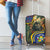 Central African Republic Luggage Cover with Jungle Animal Design and National Emblem Pattern - Wonder Print Shop