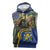 Central African Republic Sleeveless Hoodie with Jungle Animal Design and National Emblem Pattern - Wonder Print Shop