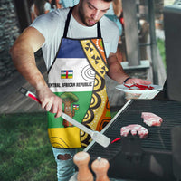 Central African Republic Apron with Cartoon Baobab Design and Flag Pattern - Wonder Print Shop