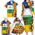 Central African Republic Family Matching Long Sleeve Bodycon Dress and Hawaiian Shirt with Cartoon Baobab Design and Flag Pattern - Wonder Print Shop