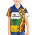 Central African Republic Hawaiian Shirt with Cartoon Baobab Design and Flag Pattern - Wonder Print Shop