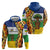 Central African Republic Hoodie with Cartoon Baobab Design and Flag Pattern - Wonder Print Shop