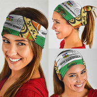 Central African Republic Neck Gaiter with Cartoon Baobab Design and Flag Pattern - Wonder Print Shop
