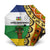 Central African Republic Umbrella with Cartoon Baobab Design and Flag Pattern - Wonder Print Shop