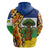 Central African Republic Zip Hoodie with Cartoon Baobab Design and Flag Pattern - Wonder Print Shop