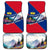 Liechtenstein Car Mats with Red Blue Mountain Landscape Design and Crown Emblem - Wonder Print Shop