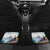 Liechtenstein Car Mats with Red Blue Mountain Landscape Design and Crown Emblem - Wonder Print Shop