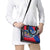Liechtenstein Shoulder Handbag with Red Blue Mountain Landscape Design and Crown Emblem - Wonder Print Shop