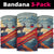 Liechtenstein Neck Gaiter with Mountain Goat Landscape Design and Red Blue Alps - Wonder Print Shop