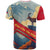 Liechtenstein T Shirt with Mountain Goat Landscape Design and Red Blue Alps - Wonder Print Shop