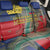 Liechtenstein Back Car Seat Cover with Red Blue Aerial River Design and Yellow Crown Emblem - Wonder Print Shop