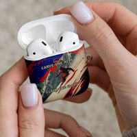 Liechtenstein AirPods Case with Alpine Skiing Red Blue Design and Mountain Landscape - Wonder Print Shop