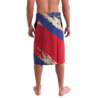 Liechtenstein Lavalava with Alpine Skiing Red Blue Design and Mountain Landscape - Wonder Print Shop