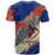 Liechtenstein T Shirt with Alpine Skiing Red Blue Design and Mountain Landscape - Wonder Print Shop
