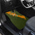 Cyprus Car Mats with Green Orange Brushstroke Design and National Emblem - Wonder Print Shop