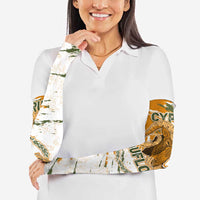 Cyprus Arm Sleeves with Mouflon Illustration Design and National Laurel - Wonder Print Shop