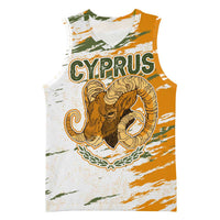 Cyprus Basketball Jersey with Mouflon Illustration Design and National Laurel - Wonder Print Shop