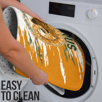 Cyprus Bathroom Set with Mouflon Illustration Design and National Laurel - Wonder Print Shop