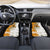 Cyprus Car Mats with Mouflon Illustration Design and National Laurel - Wonder Print Shop