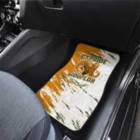 Cyprus Car Mats with Mouflon Illustration Design and National Laurel - Wonder Print Shop