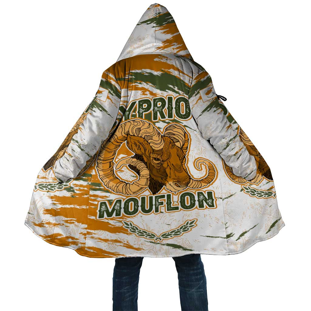 Cyprus Cloak with Mouflon Illustration Design and National Laurel - Wonder Print Shop