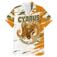 Cyprus Family Matching Mermaid Dress and Hawaiian Shirt with Mouflon Illustration Design and National Laurel - Wonder Print Shop