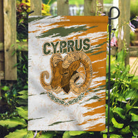 Cyprus Garden Flag with Mouflon Illustration Design and National Laurel - Wonder Print Shop