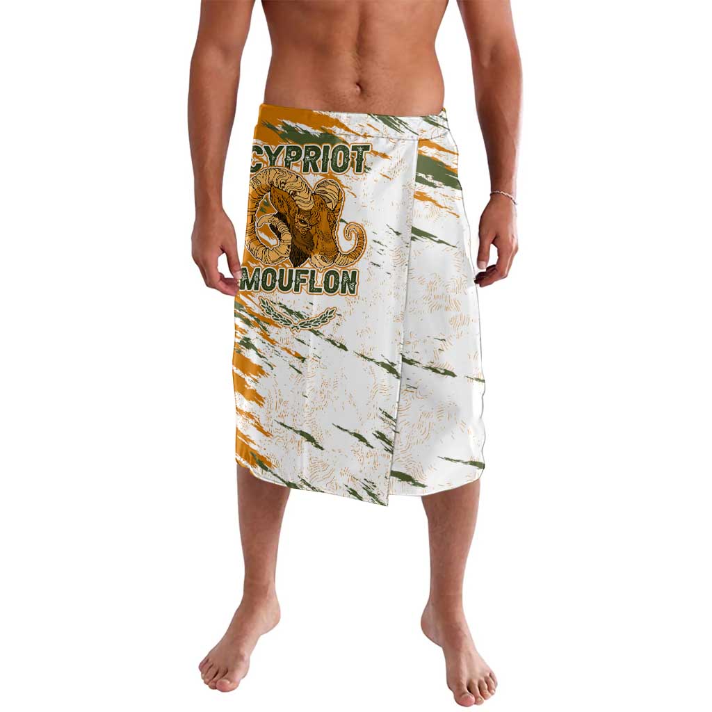 Cyprus Lavalava with Mouflon Illustration Design and National Laurel - Wonder Print Shop