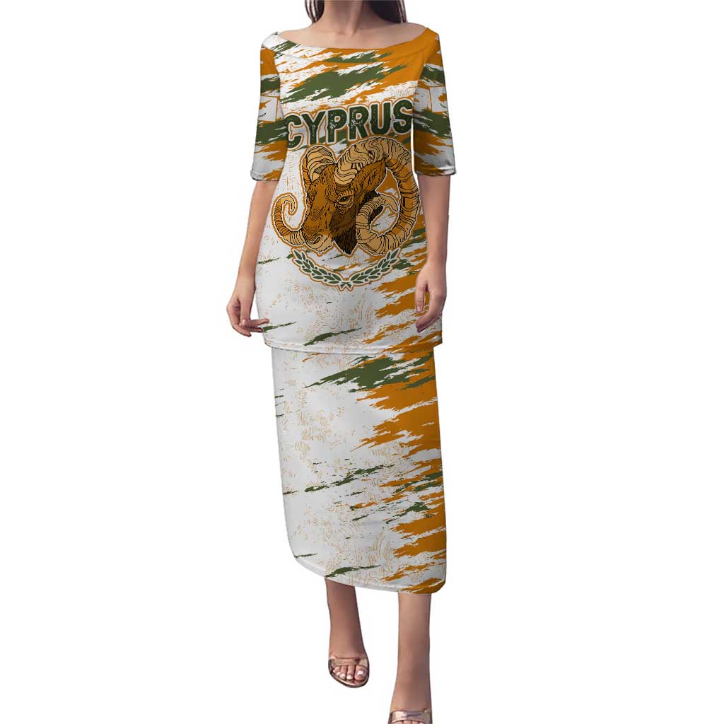 Cyprus Puletasi with Mouflon Illustration Design and National Laurel - Wonder Print Shop