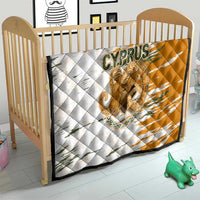 Cyprus Quilt with Mouflon Illustration Design and National Laurel - Wonder Print Shop