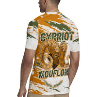 Cyprus Rugby Jersey with Mouflon Illustration Design and National Laurel - Wonder Print Shop