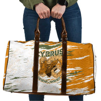 Cyprus Travel Bag with Mouflon Illustration Design and National Laurel - Wonder Print Shop