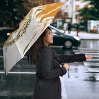 Cyprus Umbrella with Mouflon Illustration Design and National Laurel - Wonder Print Shop