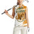 Cyprus Women Sleeveless Polo Shirt with Mouflon Illustration Design and National Laurel - Wonder Print Shop