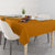 Cyprus Tablecloth with Orange White Abstract Streak Design and Flag Emblem - Wonder Print Shop