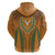 Cyprus Hoodie with Orange Green Grunge Design and Peace Dove Emblem - Wonder Print Shop