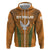 Cyprus Hoodie with Orange Green Grunge Design and Peace Dove Emblem - Wonder Print Shop