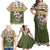 Cyprus Family Matching Off Shoulder Maxi Dress and Hawaiian Shirt with Cyclamen Flower Illustration Design and National Emblem - Wonder Print Shop