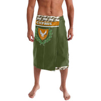 Cyprus Lavalava with Cyclamen Flower Illustration Design and National Emblem - Wonder Print Shop