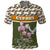Cyprus Polo Shirt with Cyclamen Flower Illustration Design and National Emblem - Wonder Print Shop