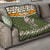 Cyprus Quilt with Cyclamen Flower Illustration Design and National Emblem - Wonder Print Shop