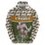 Cyprus Zip Hoodie with Cyclamen Flower Illustration Design and National Emblem - Wonder Print Shop