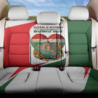 Hungary Back Car Seat Cover with Budapest Heart Illustration Design and Crown Emblem - Wonder Print Shop